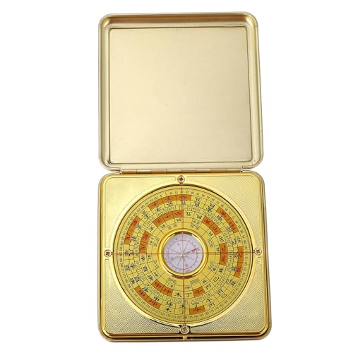 Brújula de Supervivencia Camping Feng Shui 10cm Aleación miniatura 7