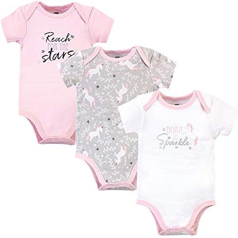Hudson Baby Unicorn Bodysuits Set for Toddlers Cover
