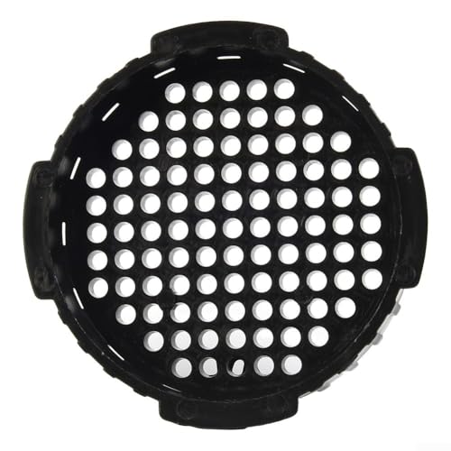 Tapa de filtro de repuesto para cafetera de plástico negro compatible con extremo de émbolo para Aeropress café y accesorios de máquina espresso, piezas de prensa de café fácil de instalar, 7,4 x 1,5