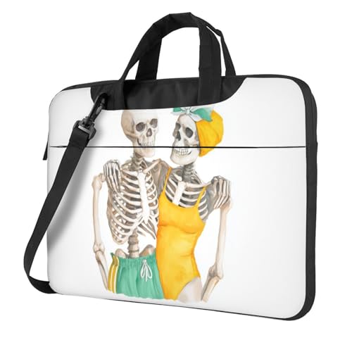 Housse ordinateur 15.6" rembourrée squelettes antichoc pour protéger votre PC portable