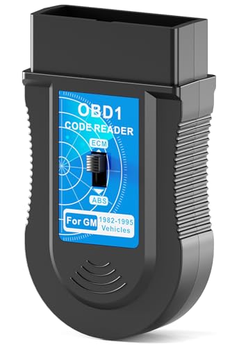 JOPLAY OBD1 Code Reader, Compatible with GM 1982-1995 Vehicles, Easy to Read ECM and ABS Codes, Instructions in English, Spanish, and French (Blue)