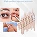 400PCS Pointed Cotton Swabs, Microblading Cotton Swabs, Cottons Sticks Applicator, Precision Tips Wooden Sticks Applicator for Makeup, Cleaning Nail Polish, Crafts, Eyebrow Mapping, Tattoo Permanent