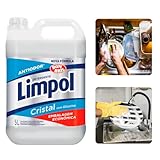 Limpol Detergente Cristal Antiodor com Glicerina, Embalagem Econômica, 5 Litros