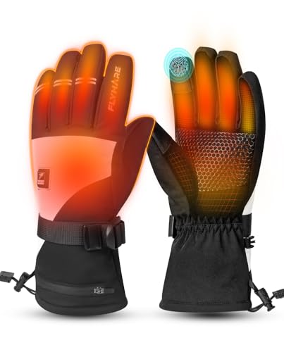 Flyhare Heated Gloves for Women Men, Rechargeable Heated Gloves with