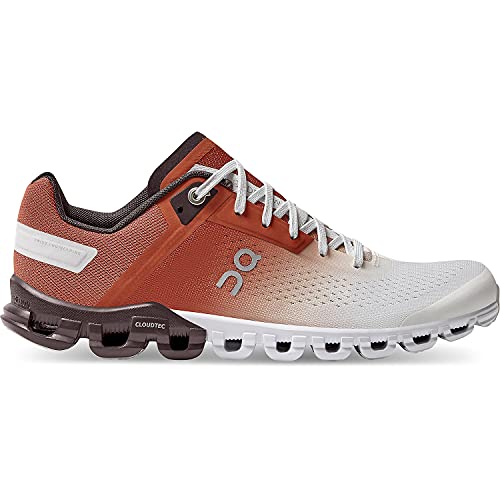 ON Women's Cloudflow Trainers, Rust White, 5.5 US