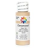 Delta Creative Ceramcoat Acrylic Paint in Assorted Colors (2 Ounce), 02435 Trail Tan