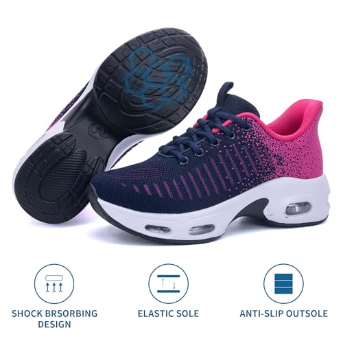 Women's Walking Shoes | Slip On | Fashion Sneakers | Running Tennis Shoes US 6-114