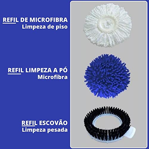 Balde espremedor com mop capacidade 16 litros bege - Mop Move - Perfect