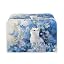 Blue and White - Cat Floral