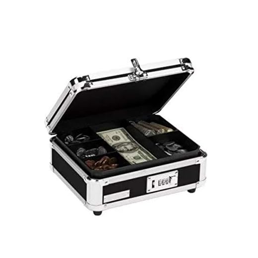 Caixa Cofre Vaultz para Valores com Segredo (12 x 25 x 21.5 cm), 803147