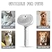 Susu & Wuwu Spray Cat Brush for Shedding - Water Brush for Cats and Dogs - Pet Hair Removal Comb with Water Tank and Release Button - White