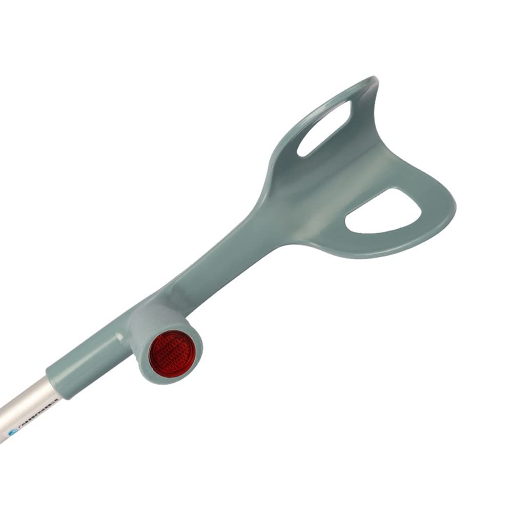 Muletas de Antebrazo Ajustables, Muletas Ergonómicas de Antebrazo para Adultos, Muletas Ligeras de Aluminio para Caminar, Adecuadas para Ancianos, Discapacitados, 1 Par