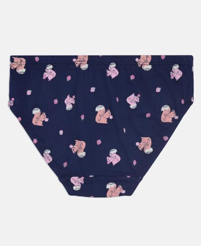 Image of Jockey SG01 Girls Super Combed Cotton Printed Panty with Ultrasoft Waistband (Pack of 3)