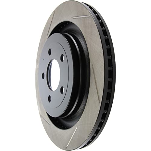 Stoptech For Ford Mustang 2015 Brake Rotor Rear Passenger Side W/Brembo Brakes Slotted | 126.61109Sr #TOP1