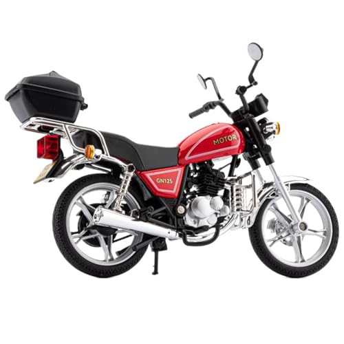 Moto en alliage Suzuki GN125 miniature 1/12 de collection moulée sous pression