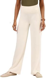 BlissClub Ultimate Flare Pants Lite | High Waist Trousers and Formal Pants for Office wear | Comfortable fit Price In India