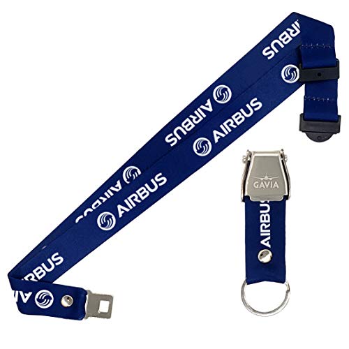 Airbus Lanyard Aviation Gifts - Pilot Gifts - Aircraft Lanyard Aiplane Keychain