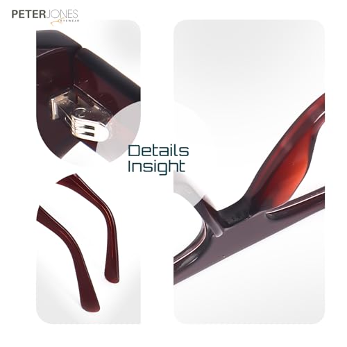 Image of Peter Jones Luxe I Pure Acetate I Oversized Large Size I Square Broad Frame I Spectacle Frame (U004)