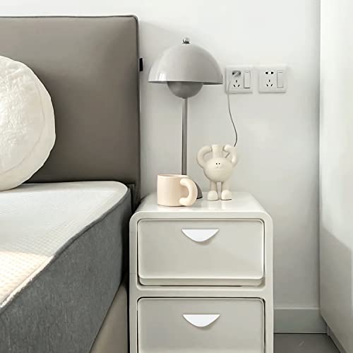 TYFYH 6 Stück Balkontürgriff Außen Kleben- Selbstklebende, Türgriffe, Schubladengriff, Balkontürgriff Ohne Bohren für Türen und Fenster, Schränke, Schubladen