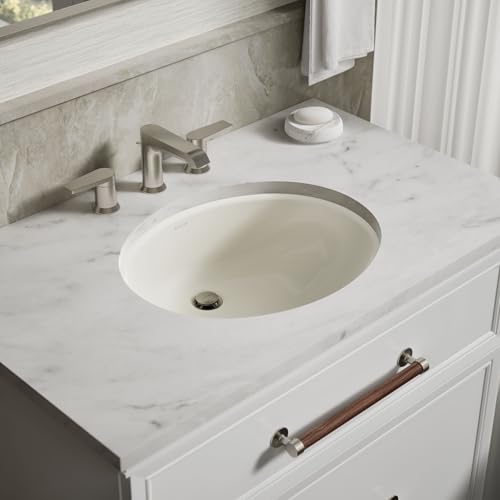 KOHLER K-2210-96 Caxton Undercounter Bathroom Sink, Biscuit