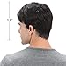 Fleurapance Peluca de pelo sintético para hombre, de luz corta, rizado, para...