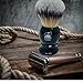 G.B.S Vegan Synthetic Shaving Brush, Black