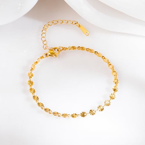 Image of Rubans Demi Fine Stainless Steel Bracelet Waterproof Gift for Women & Girls