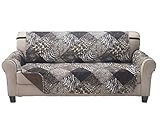 Deluxe Reversible Sofa Furniture Protector, SAFARI / Coffee