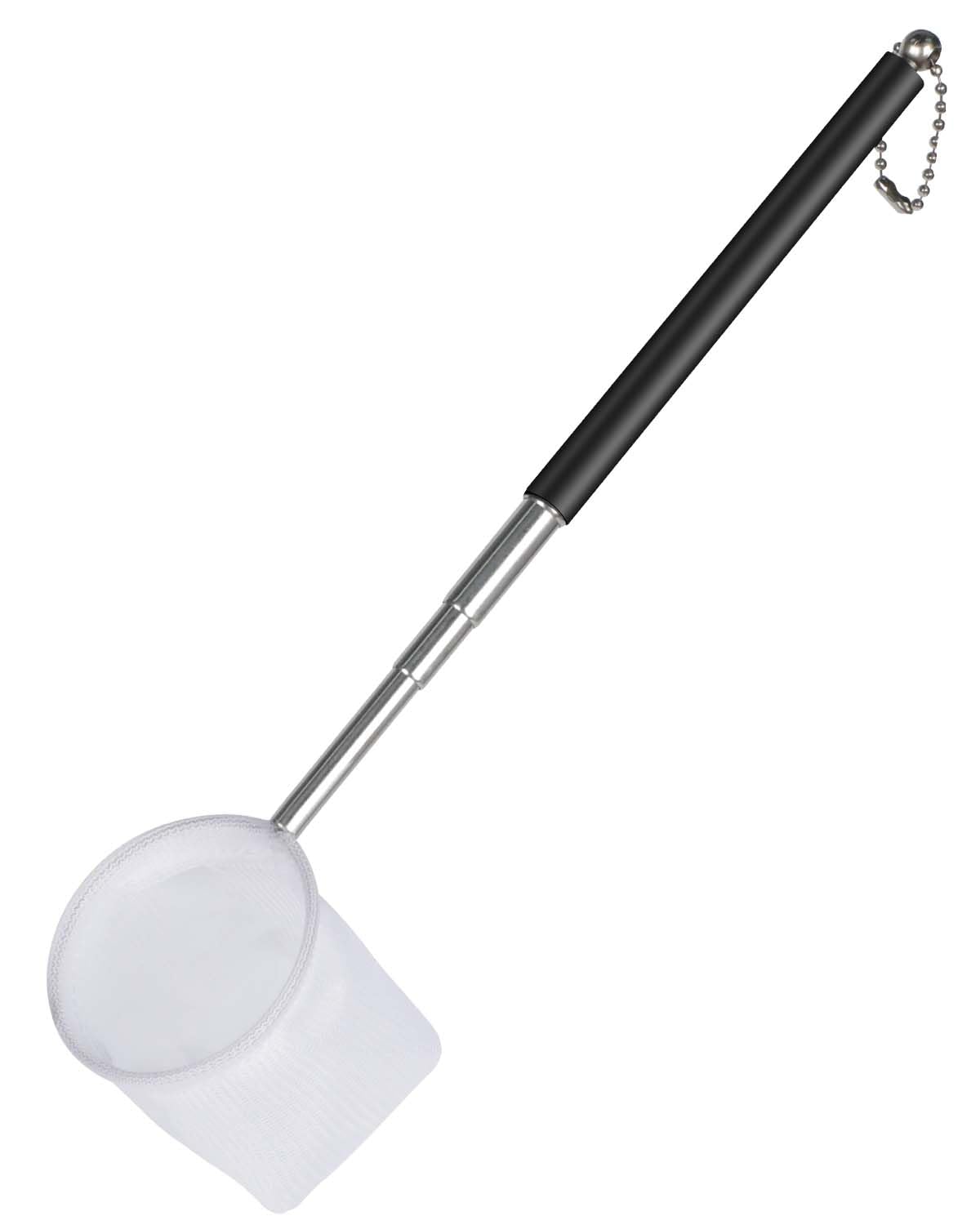 Pawfly Red para Gambas 5 cm Red para Pecera con Mango Extensible de Acero Inoxidable Malla Redonda/Cuadrada Fina y Suave para Gambas Red para Pecera y Estanques Pequeños