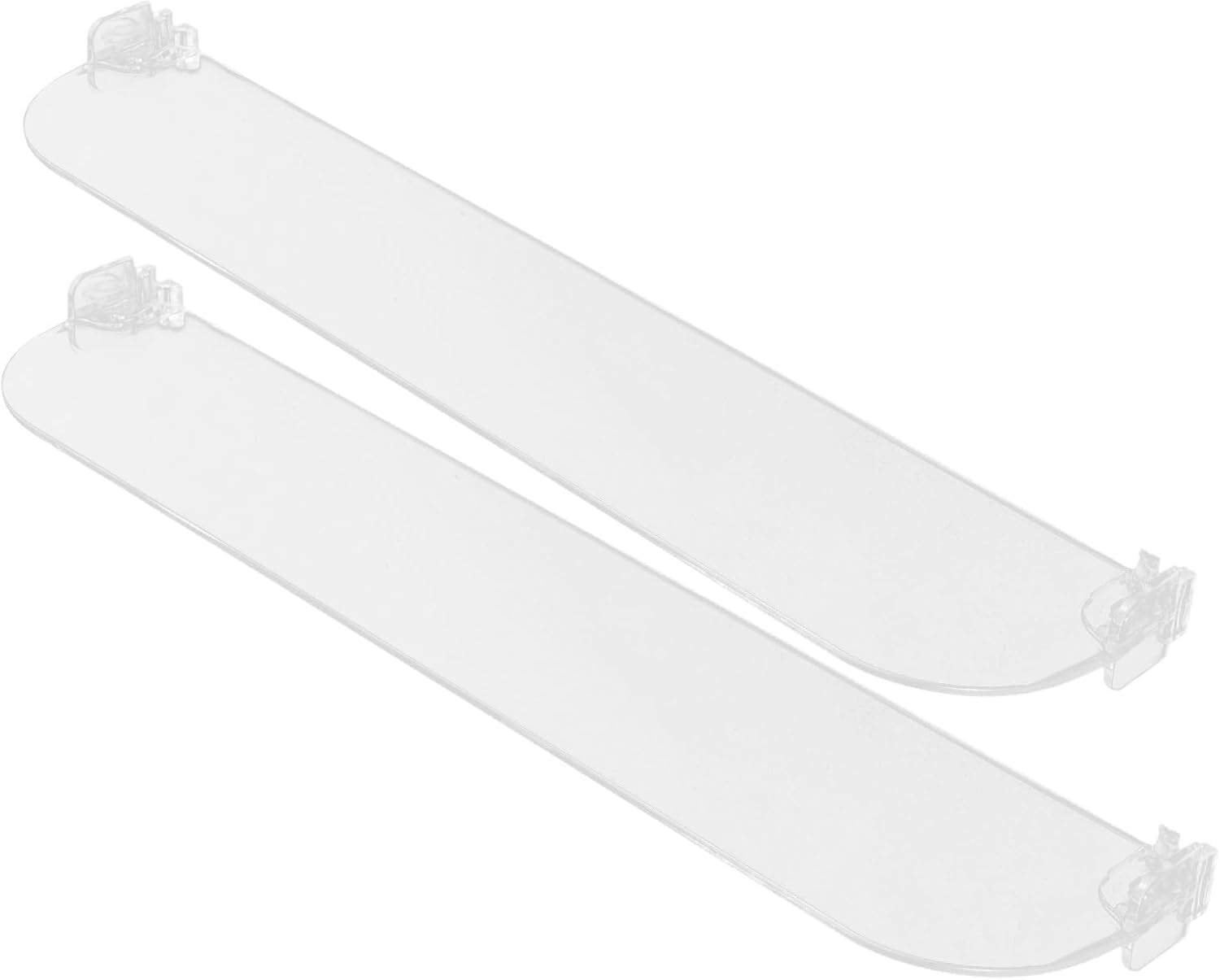 2pcs Plastic Shelf Dividers with Adjustable Dividers for Supermarkets