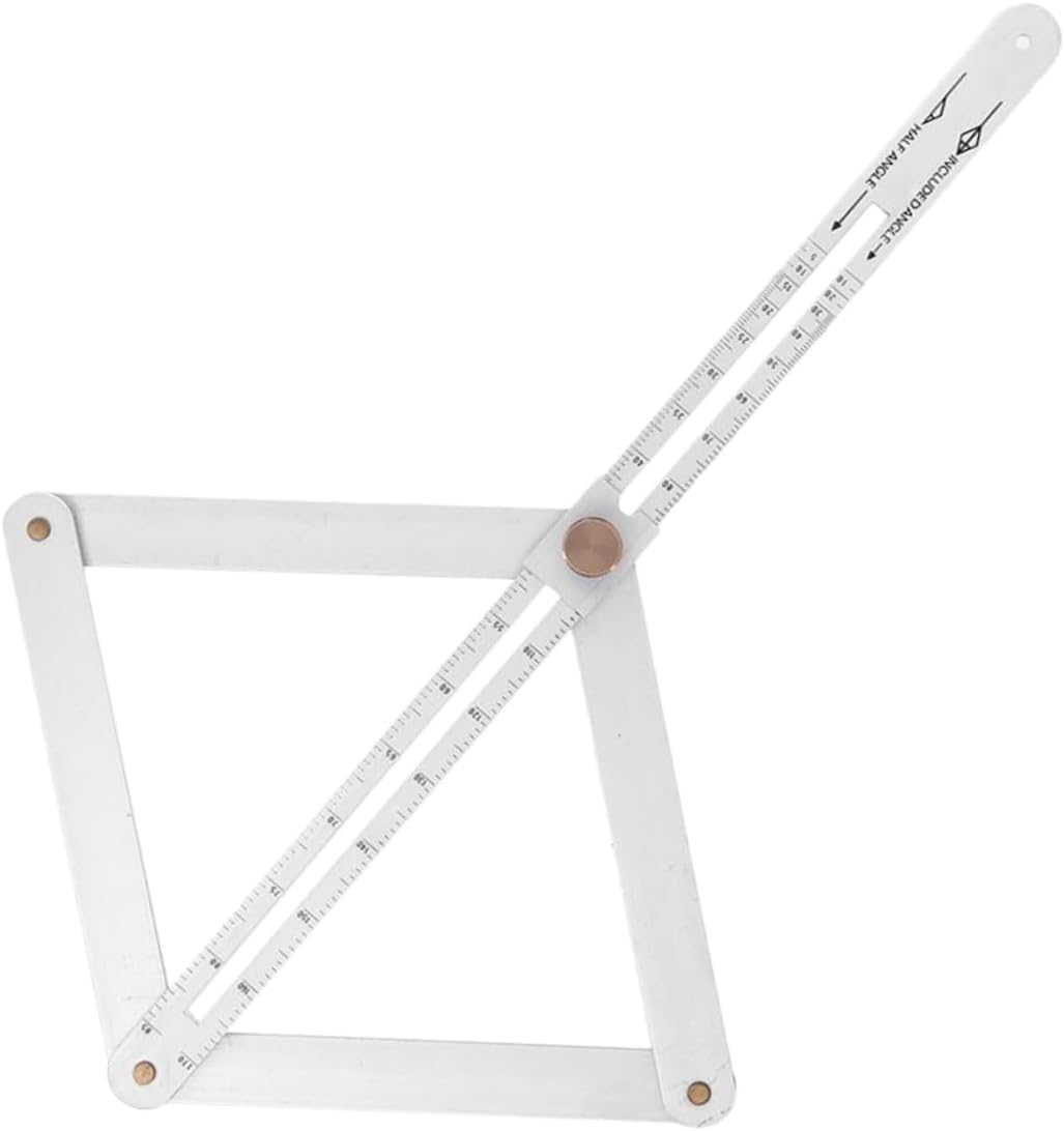 Protractor Angle Gauge Miter Tool Multi-angle Measuring Tool for Woodworking and Construction Design Deformation Features for Easy Use and Storage