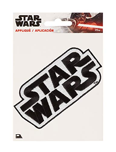 Simplicity Star Wars Logo Applique Clothing Iron On Patch, 3.75'' x 1.8