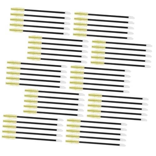 Baluue Travel-sized Eyebrow Brush Mascara Applicator 50pcs Disposable Lash Wands for Easy Makeup