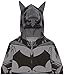 DC Comics Boys Batman Cosplay Zip-up Hoodie with Cape - 4-20 Sweatshirt, Black, 8 US