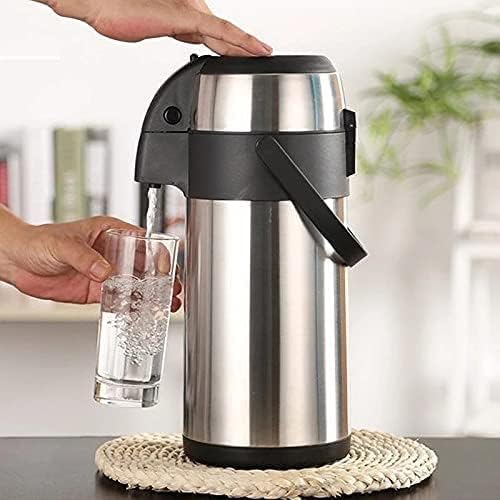 3L Pressure Type Stainless Steel Thermos Household Insulation Bottle Large Capacity Keep Warm Water Pot Coffee Thermal Kettle Sealed against leaks