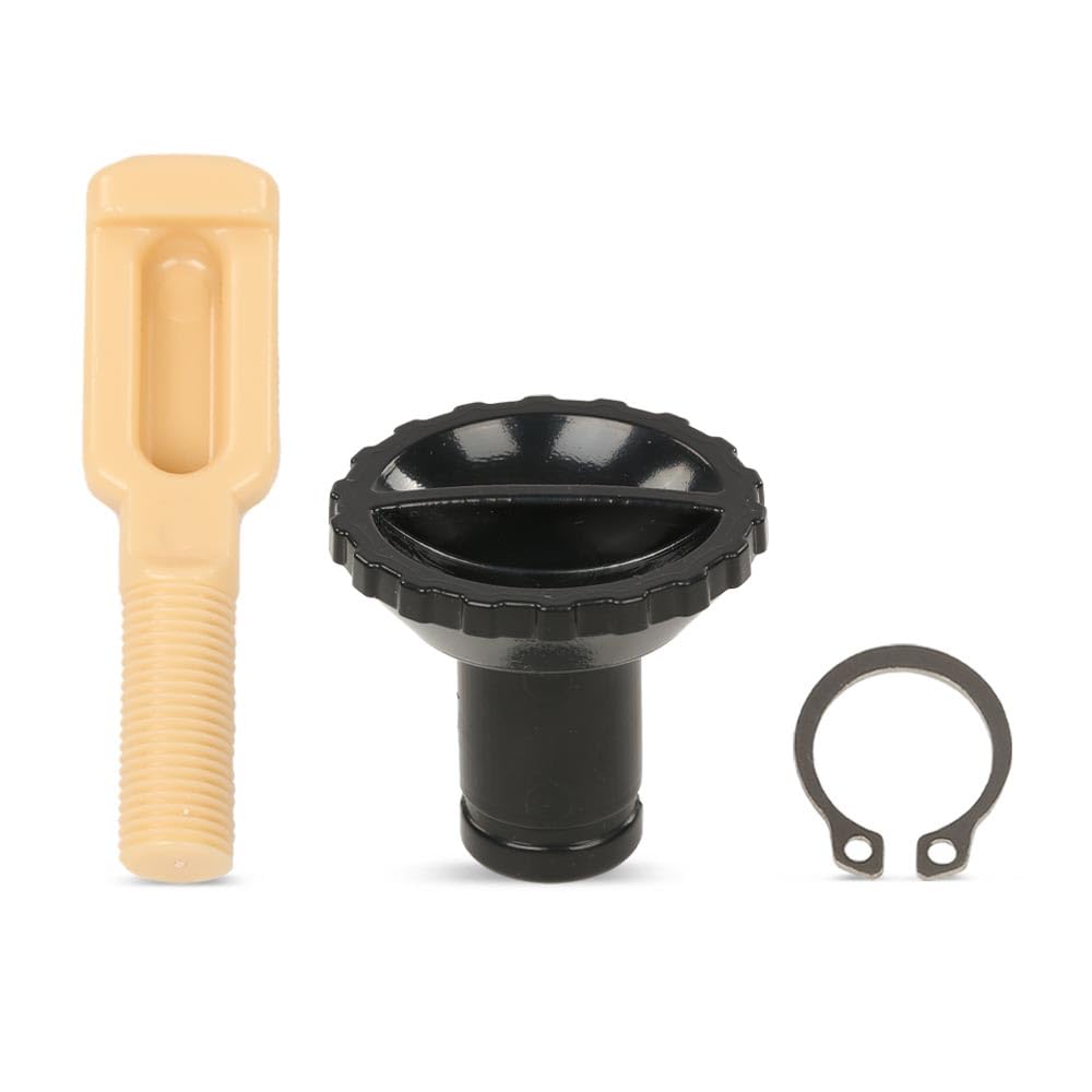 G-PLUS Idle Adjustment Knob Screw & Retainer Clip Compatible with Johnson, Evinrude, OMC Motors/Fit 9.9HP & 15HP Models 1974-1985