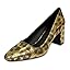 Gold Multi Metallic Leopard Print