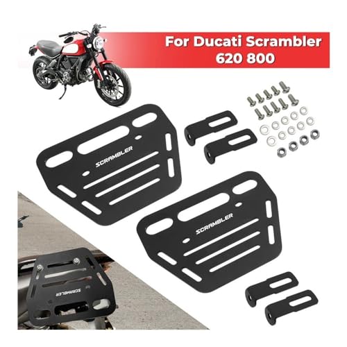 Porte-bagages latéral Scrambler 800 support rigide haute finition