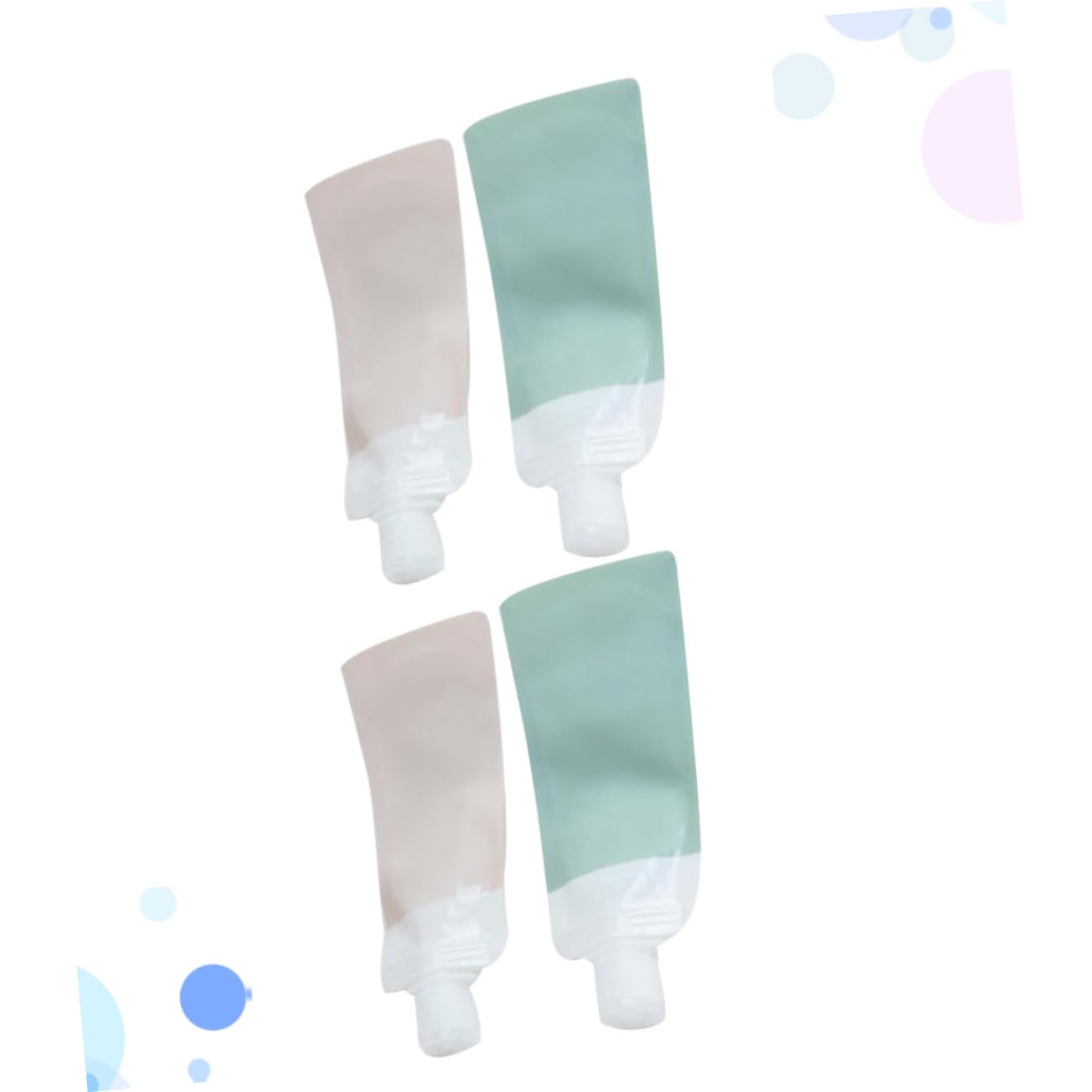 4Pcs Travel Lotion Containers, Portable Empty Liquid Bags for Shampoo image 3