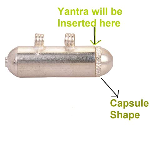 Image of AGC Openable Locket, Evil Protection Tabiz for Men, Women and Kids Yantra Shabar Tabiz Pendant /Locket Necklace (Color-Silver) (Pack Of 1)