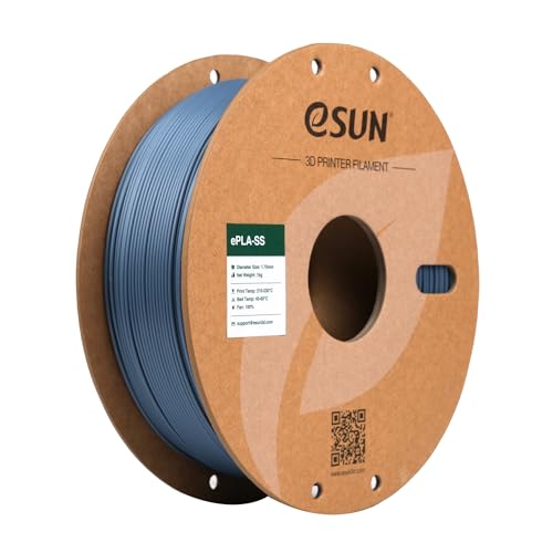 eSUN PLA Basic Filament 1.75mm 1KG(2.2 LBS), Speedy PLA Filament, Grey