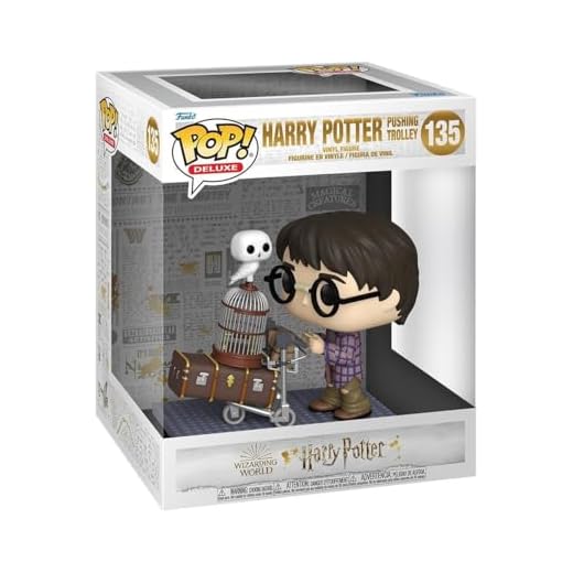 Funko Pop! Deluxe: HP Anniversary - Harry Potter Pushing Trolley- Figura in Vinile da Collezione - Idea Regalo - Merchandising Ufficiale - Giocattoli per Bambini e Adulti - Movies Fans