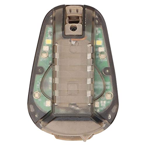 Farmsoldier Tactical Signal Light With Ir，Military Survival Flashlight，Camping Flash Support Fast Rescue Adventure Light，Military Tactical Light Tan Base,Red Light #TOP1