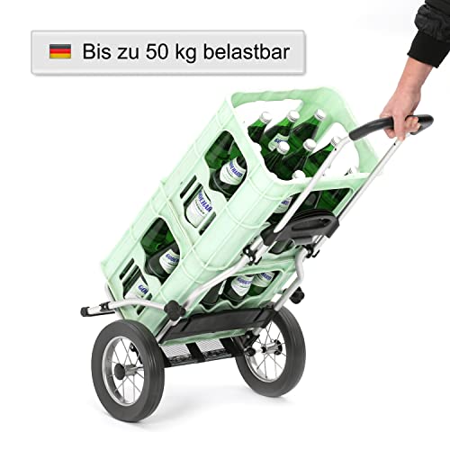 ANDERSEN Einkaufstrolley - Royal Shopper Priya beige 36 L Einkaufswagen,modisch,Reflektor, Aluminium, klappbar, leichtgängig – Bild 8