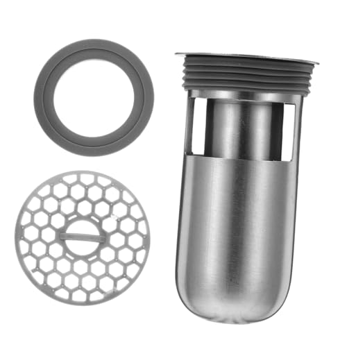 Sewroro Filtro Desagüe Suelo Acero Inoxidable Antiolor y Antirretorno para Cocina y Baño con Diseño U Tipo y Alta Capacidad de Drenaje Rápida