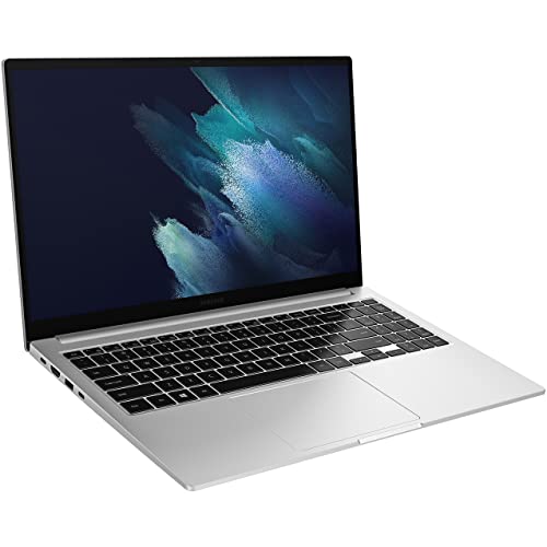 Image of 2022 Samsung Galaxy Book 15.6 inch FHD Business Laptop, Intel Quad-Core i5-1135G7 (Beat i7-1065G7), 8GB LPDDR4X RAM, 256GB PCIe SSD, WiFi 6, BT 5.1, Fingerprint Reader, Mystic Silver, Windows 10 Pro