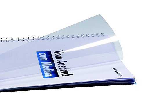 Housse de film transparent DIN A3 R&B en PVC 0,30 mm pour reliure | Lot de 100