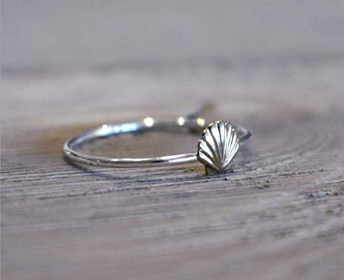 Bijoux en argent sterling 925 sirène bague de vie nautique pour femme