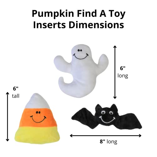 Midlee Pumpkin Find a Toy Halloween Dog Toy Interactive Plush Squeaker Pet Gift by Midlee - Image 8