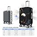 MCJDFWNMKM Luggage Cover Washable Elastic Suitcase Covers 3D Bald Eagle Travel Baggage Cover Fashion Anti-scratch Suitcase Protector Decoraitve Covers Fits 18-32 Inch Luggages Small